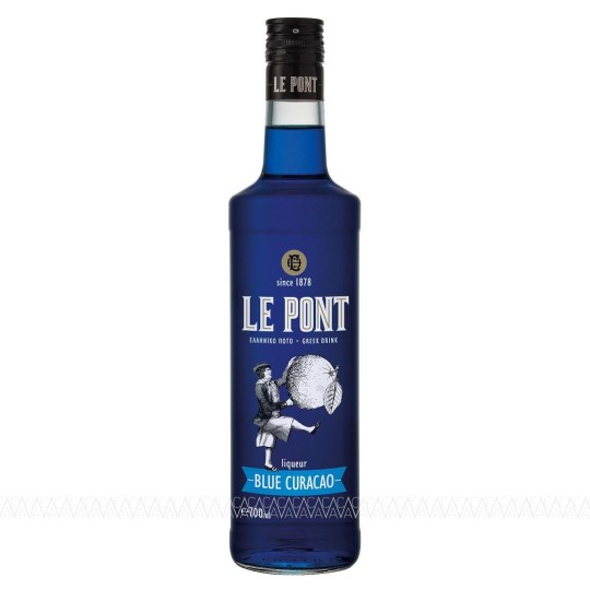 Le Pont Blue Curacao Λικέρ 700ml