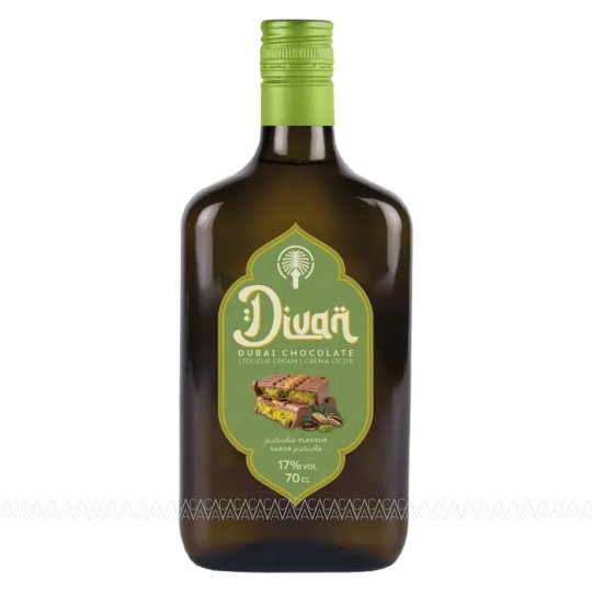 Divan Dubai Chocolate Cream Liqueur (Λικέρ Κρέμα Σοκολάτας & Φιστικιού) 700ml