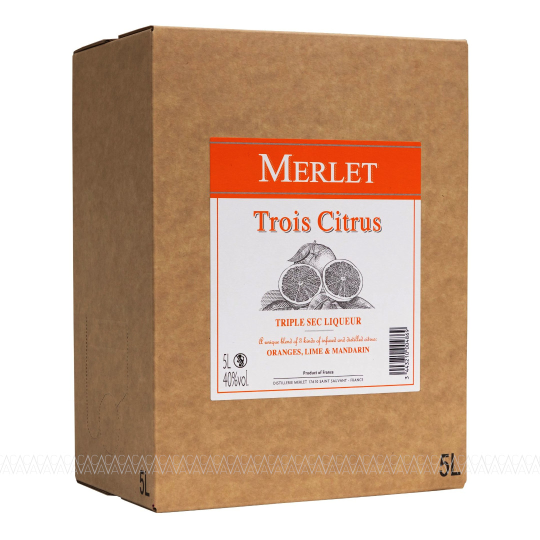 Merlet Trois Citrus (Triple Sec) Bag In Box Ασκός 5L