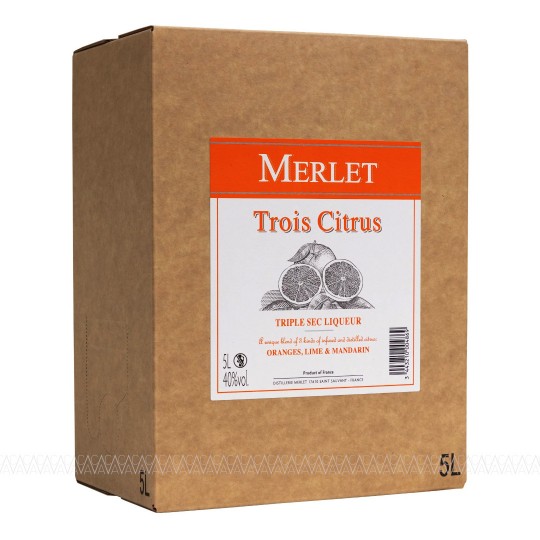 Merlet Trois Citrus (Triple Sec) Bag In Box Ασκός 5L