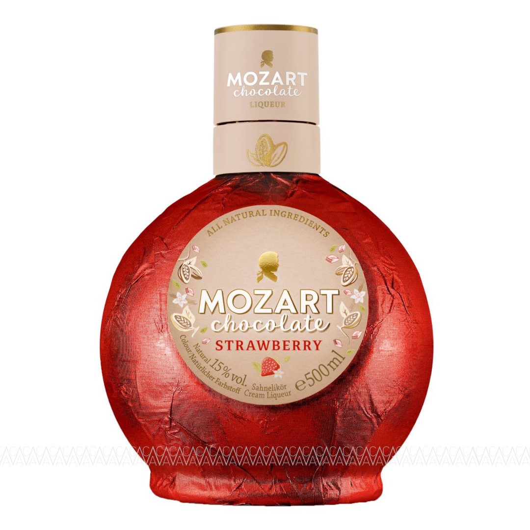 Mozart White Chocolate Cream Strawberry Λικέρ 500ml