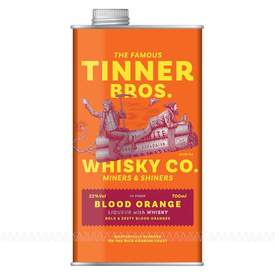 Tinner Bros Blood Orange Whisky Liqueur 700ml