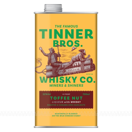 Tinner Bros Toffee Nut Whisky Liqueur 700ml