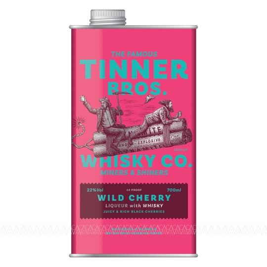 Tinner Bros Wild Cherry Whisky Liqueur 700ml