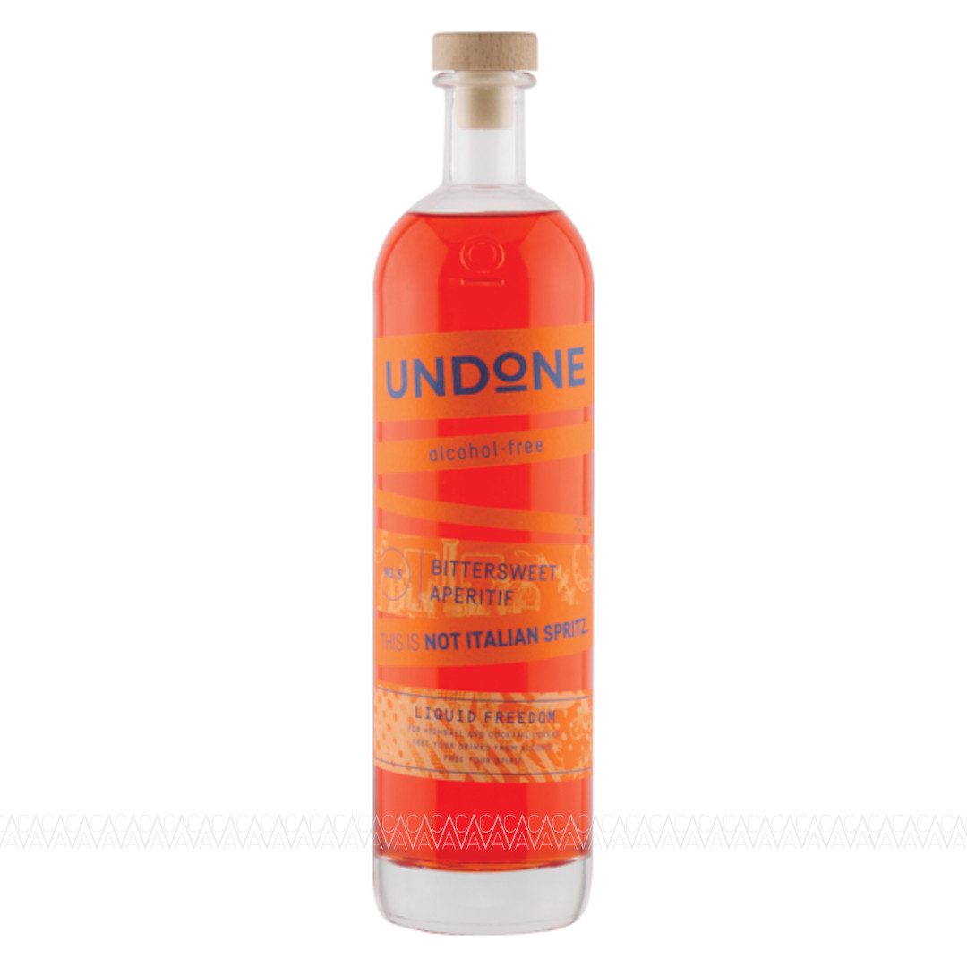 Undone No5 Bittersweet Aperitif Alcohol Free Not Italian Spritz 700ml