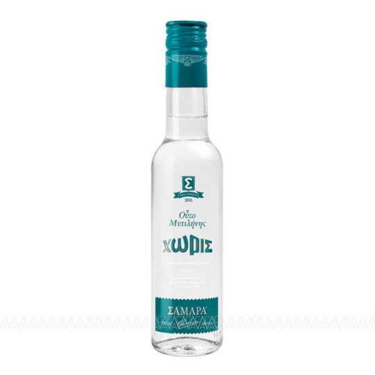 Σαμαράς Ούζο Μυτιλήνης Χωρίς Προσθήκη Ζάχαρης 200ml