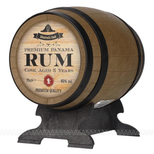 OSA Fine Spirits 5 Years Old Admiral's Cask Premium Panama Rum 700ml Σε βαρελάκι