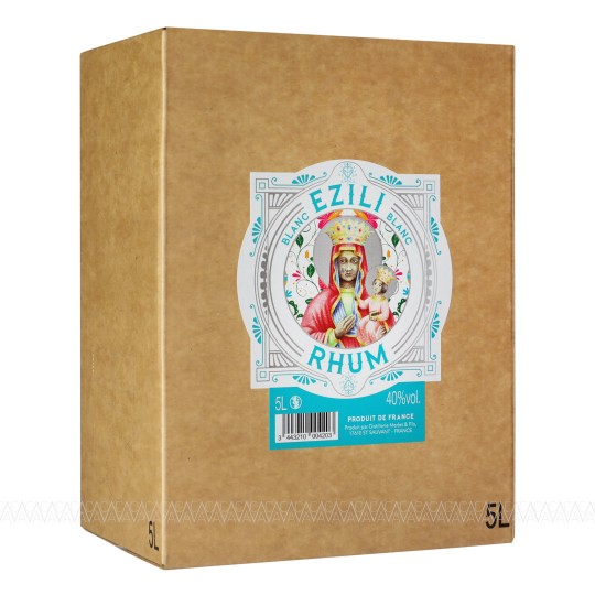 Ezili Blanc (White) Rum Bag In Box Ασκός 5L