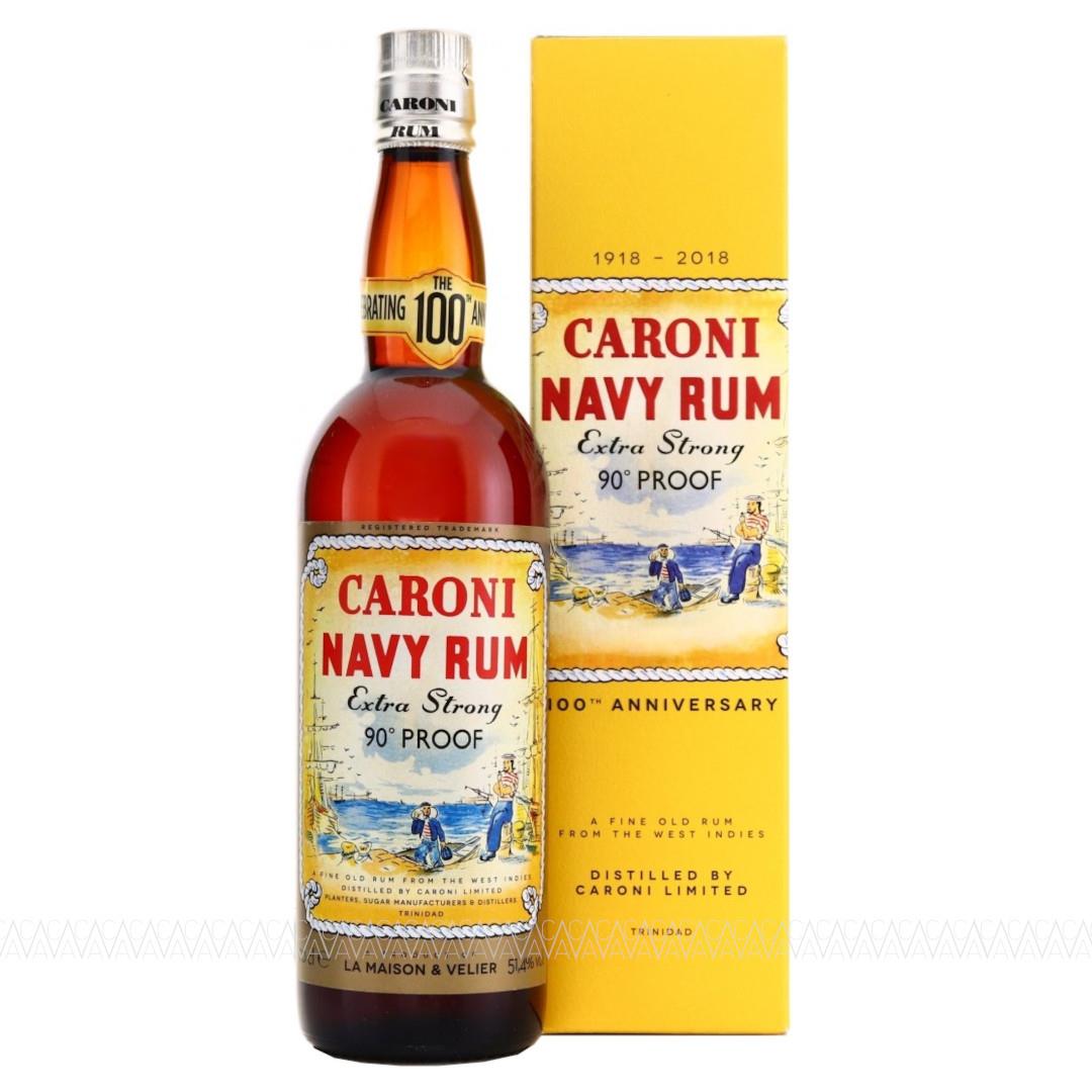 Caroni 100th Anniversary Extra Strong Navy Rum 51,4% alc. 700ml