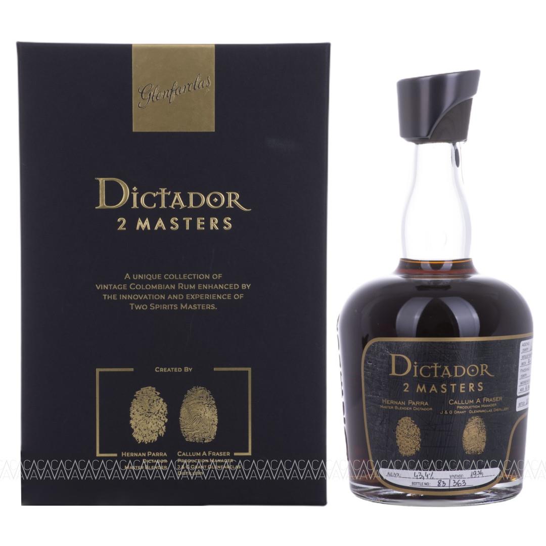 Dictador 2 Masters Glenfarclas 1974 Vintage 44 Years Old Rum 43,4% alc. 700ml Dictador 2 Masters Glenfarclas 1974 Vintage 44 Years Old Rum 43,4% alc. 700ml