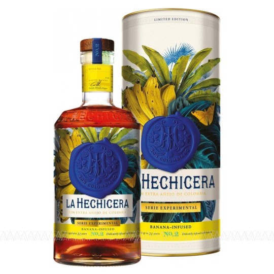 La Hechicera Serie Experimental No2 Banana Infused Extra Anejo Rum Limited Edition 700ml