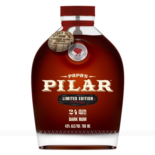 Papa's Pilar Solera 24 Dark Rum Bourbon Finished Limited Edition 700ml Papa's Pilar Solera 24 Dark Rum Bourbon Finished Limited Edition 700ml