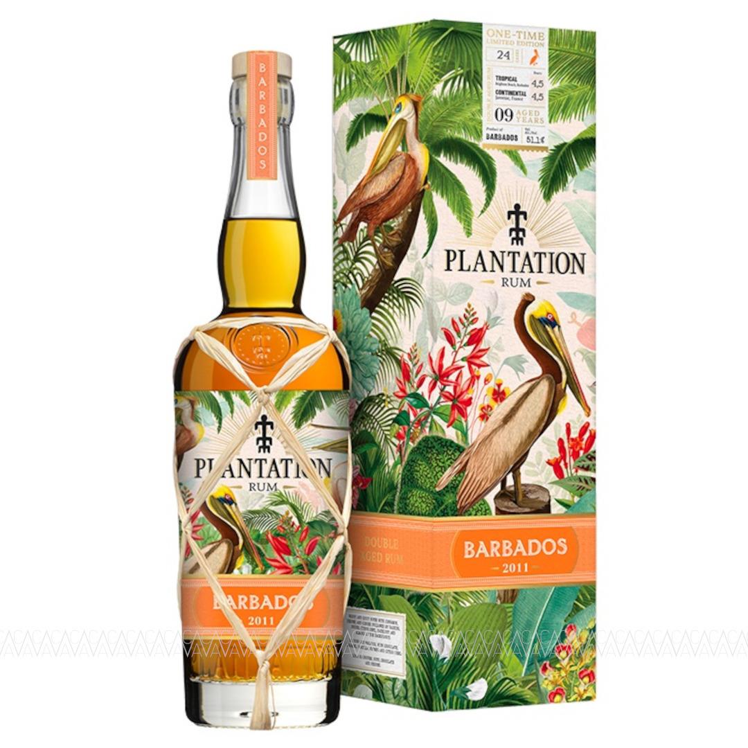 Plantation Barbados 2011 9 Years Old Rum 51.1% alc. 700ml