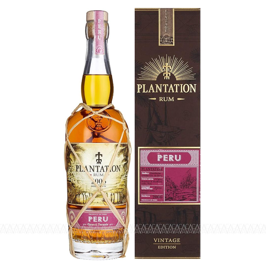 Plantation Peru 2006 Rum 43.1% alc. 700ml