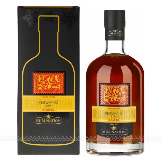 Rum Nation Peruano 8 Years Old Rum 700ml