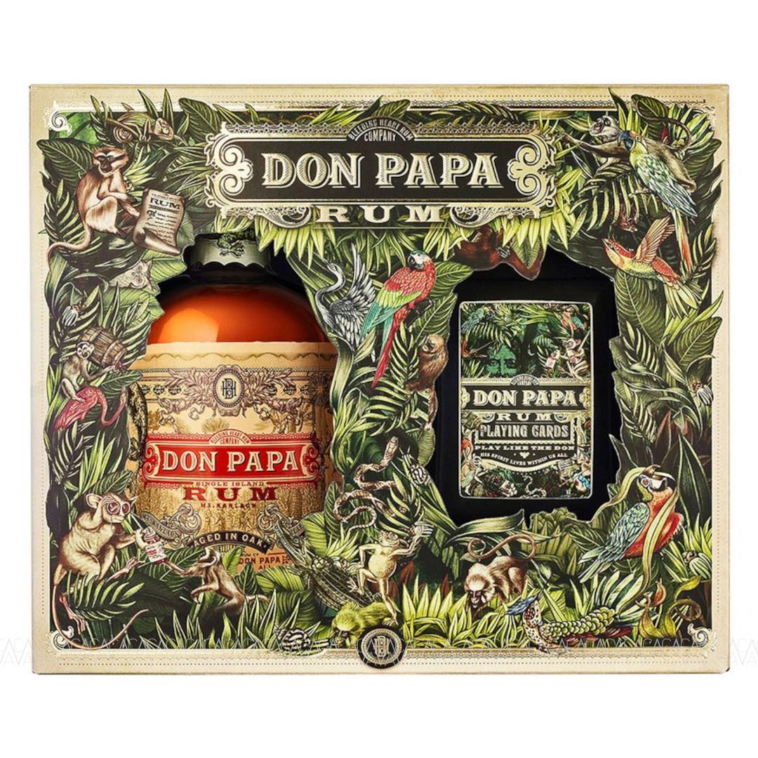 Don Papa 7 Years Old Rum 700ml + Συλλεκτική Τράπουλα