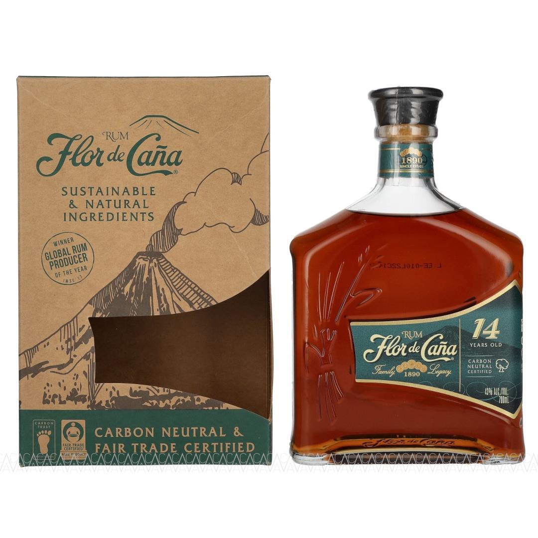 Flor De Cana 14 Years Old Rum 700ml