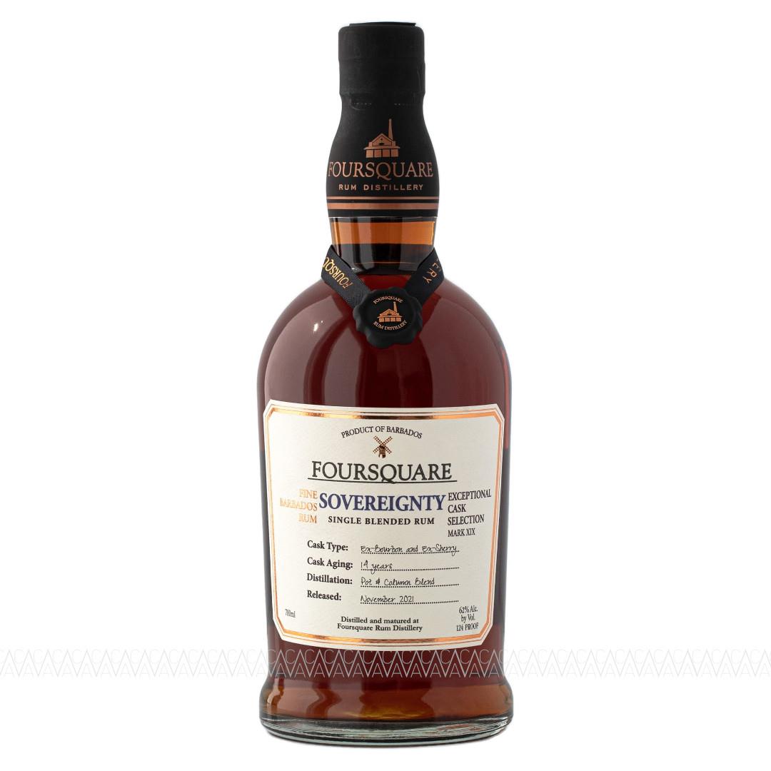 Foursquare Sovereignty 14 Years Old Rum 62% 700ml