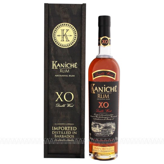 Kaniche XO Double Wood Artisanal Rum 700ml Σε Ξυλοκιβώτιο
