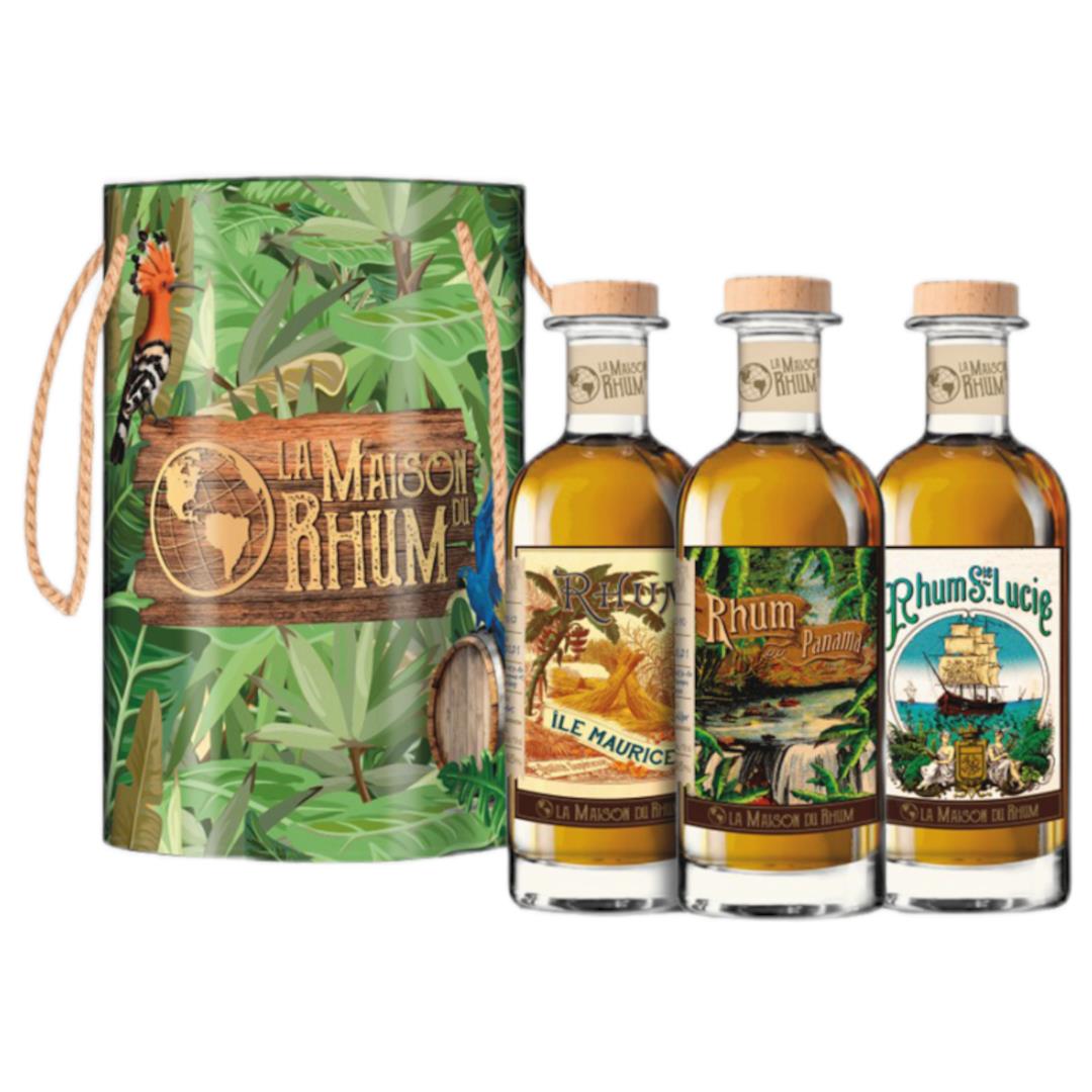 La Maison Du Rhum Origin Tripack (Mauritius, Panama, Saint Lucia) Rum 3x200ml 
