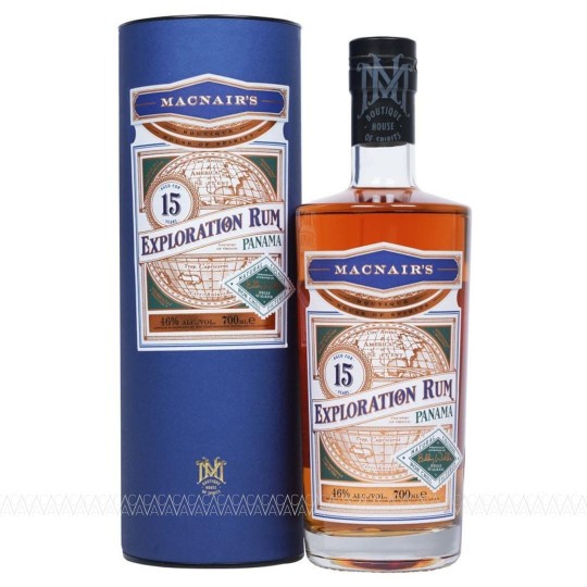 MacNair's Exploration 15 Years Old Panama Rum 700ml