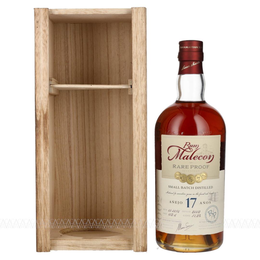 Malecon 17 Years Old Rare Proof Rum 51,2% alc. 700ml Σε Ξυλοκιβώτιο