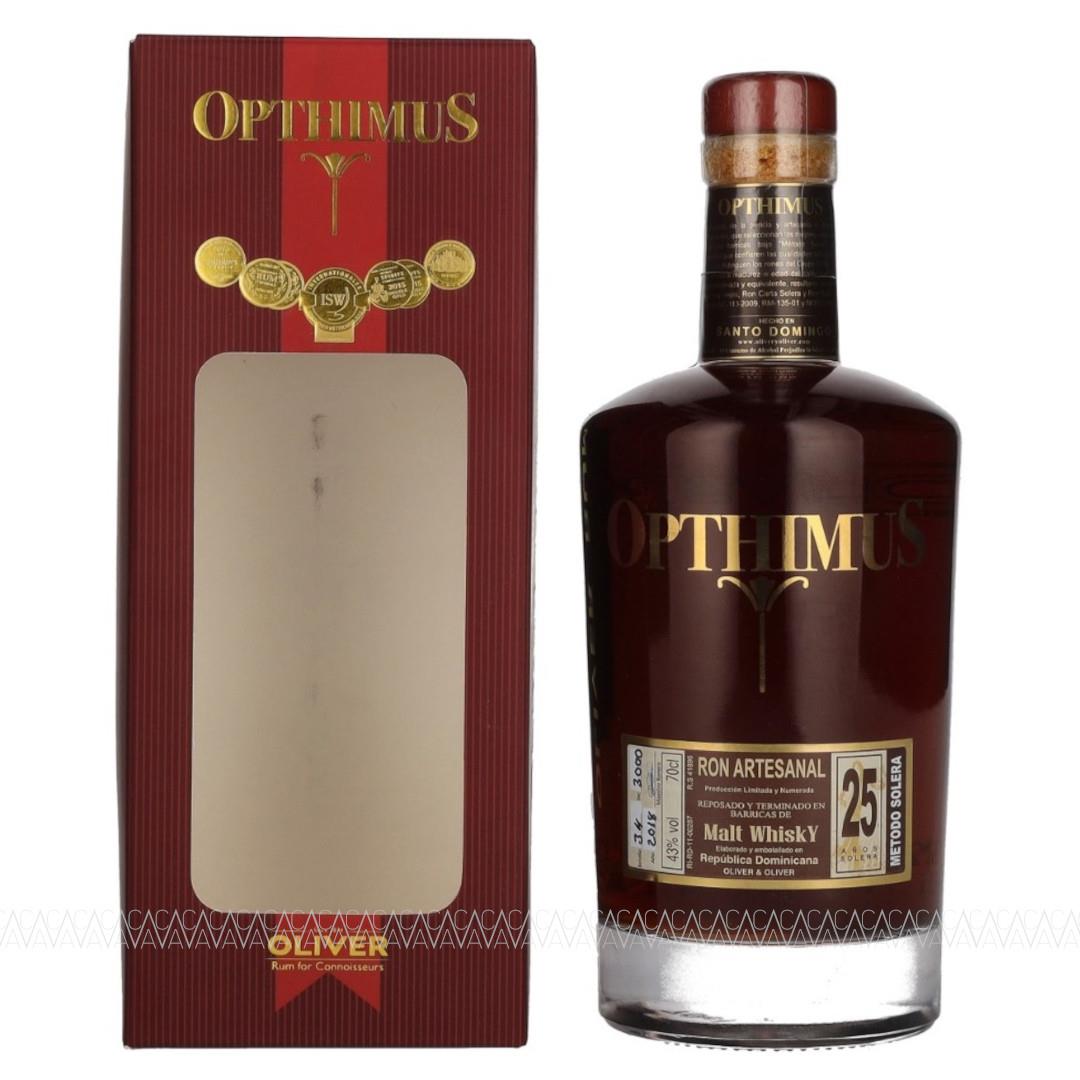 Opthimus 25 Years Old Malt Whisky Finish Rum 700ml
