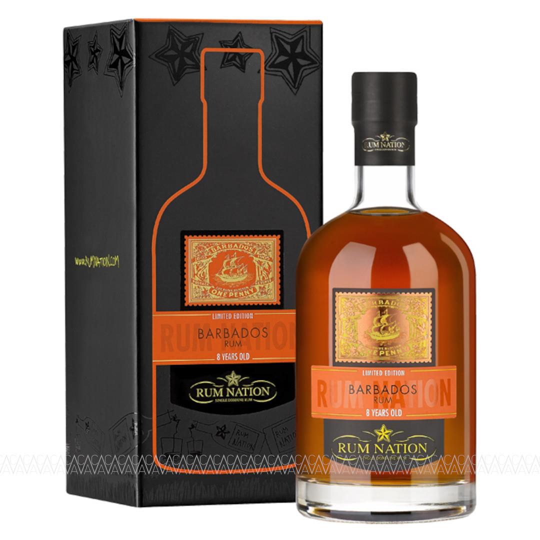 Rum Nation Barbados 8 Years Old Limited Edition Rum 700ml