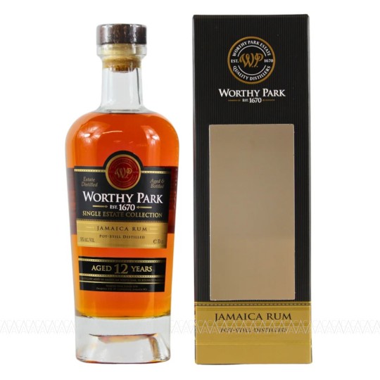 Worthy Park Single Estate 12 Years Old Rum 50% 700ml