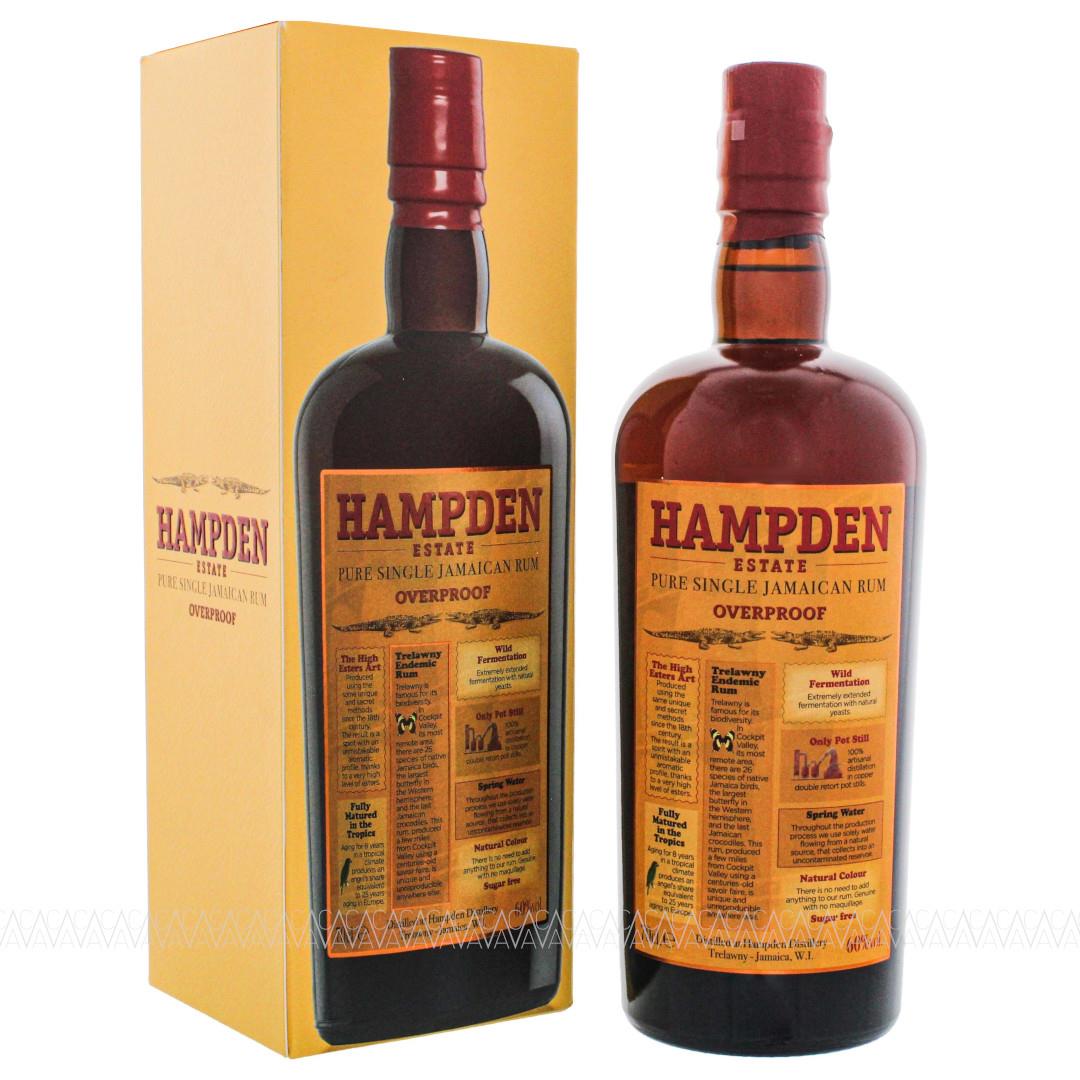 Hampden Estate Overproof Jamaican Rum 60% alc. 700ml