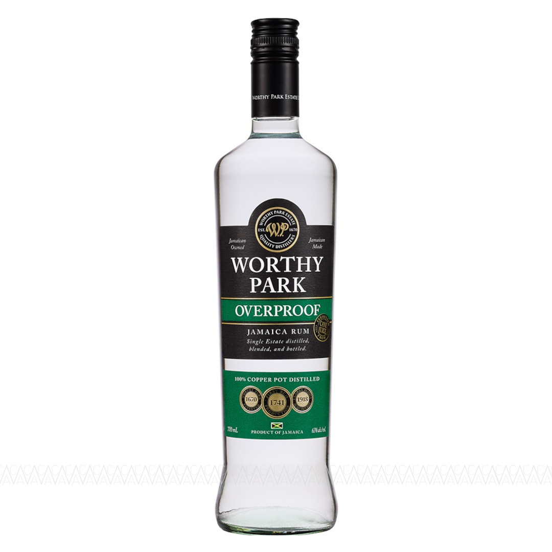 Worthy Park Overproof Jamaican Rum 63% 700ml