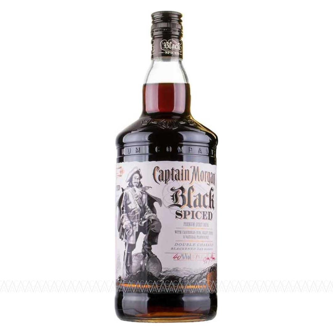 Captain Morgan Black Spiced Rum 1 Λίτρο