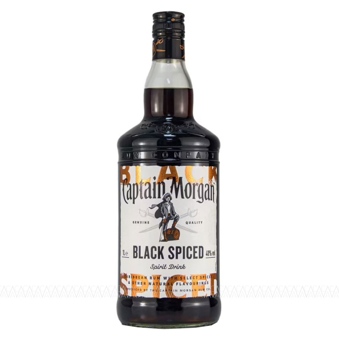 Captain Morgan Black Spiced 1 Λίτρο