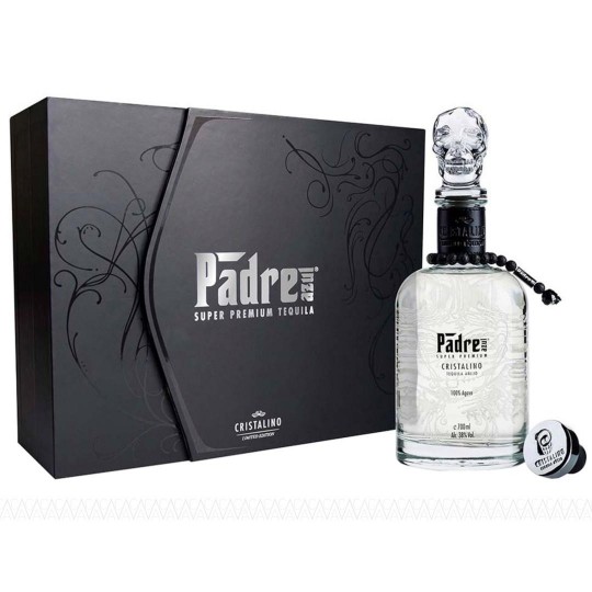 Padre Azul Cristalino Anejo Tequila 700ml Swarovski Limited Edition Set
