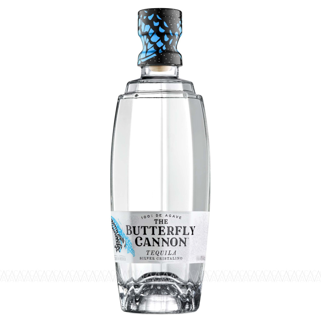 Butterfly Cannon Silver Cristalino Tequila 500ml