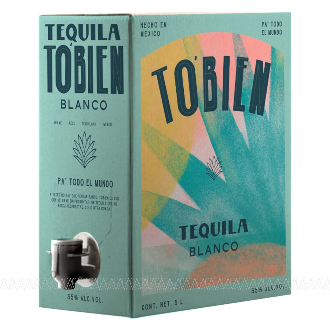 Tobien Blanco Tequila Bag In Box Ασκός 5L Tobien Blanco Tequila Bag In Box Ασκός 5L