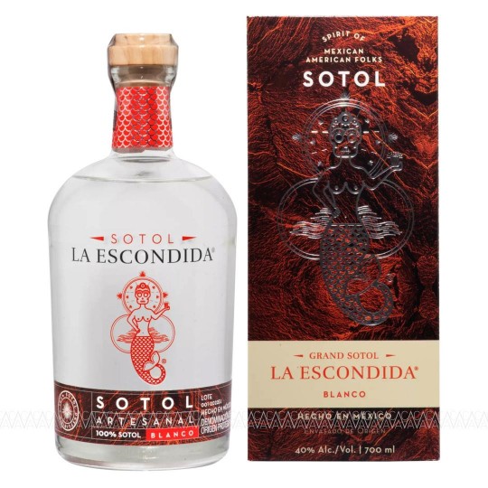 La Escondida Sotol Artesanal Blanco 700ml