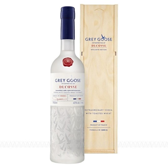 Grey Goose Ducasse Vodka 700ml Σε Ξυλοκιβώτιο