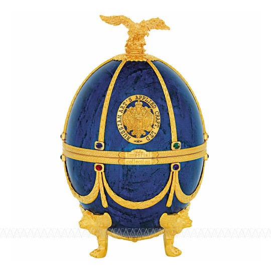Ladoga Imperial Collection Super Premium Vodka 700ml in Sapphire Faberge Egg