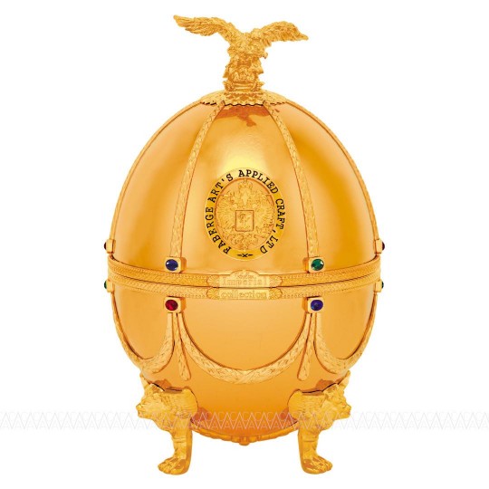 Ladoga Imperial Collection Super Premium Vodka 700ml in Golden Faberge Egg