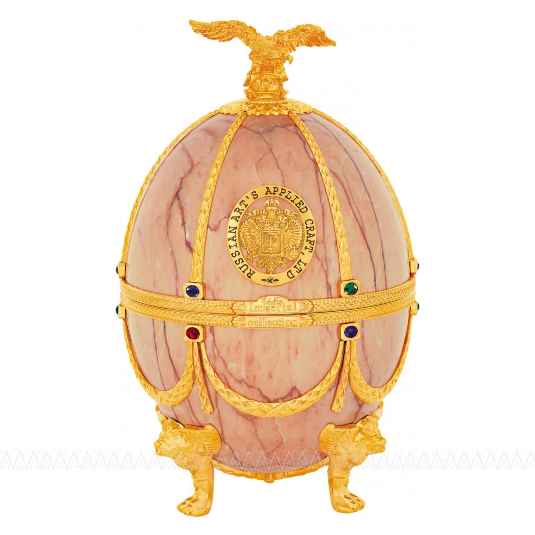 Ladoga Imperial Collection Super Premium Vodka 700ml in Onyx Faberge Egg