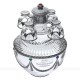 Ladoga Imperial Collection Super Premium Vodka 700ml in Silver With Blue Flowers Faberge Egg