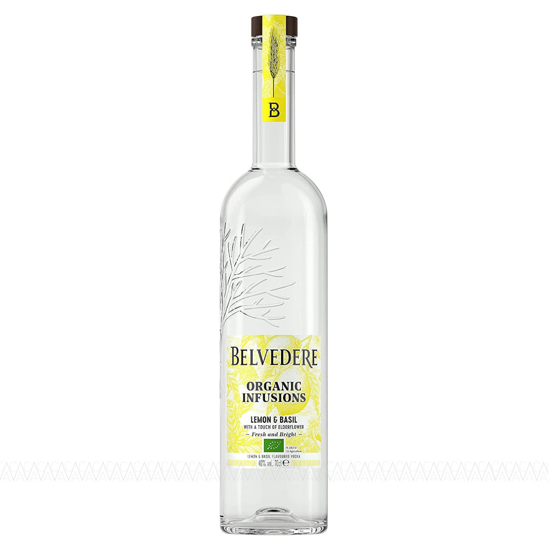 Belvedere Organic Infusions Lemon & Basil Vodka 700ml