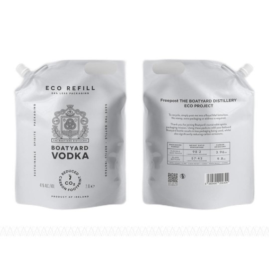Boatyard Vodka Eco-Pouch Ανακυκλώσιμος Ασκός 2.800ml