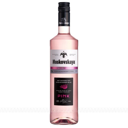 Moskovskaya Pink Rasberry & Lime Vodka 700ml