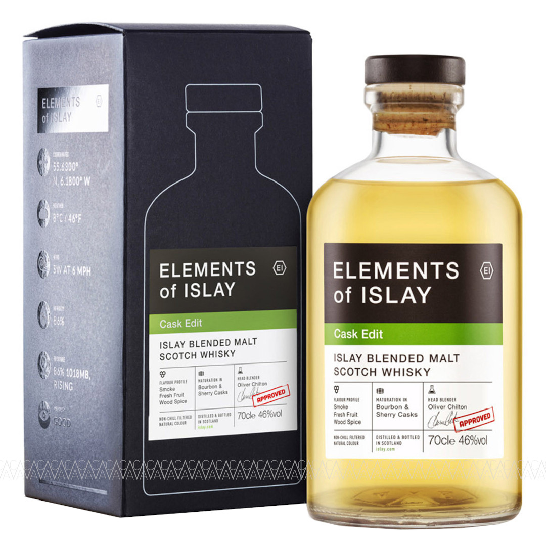 Elements Of Islay Cask Edit Blended Malt Scotch Whisky 46% 700ml