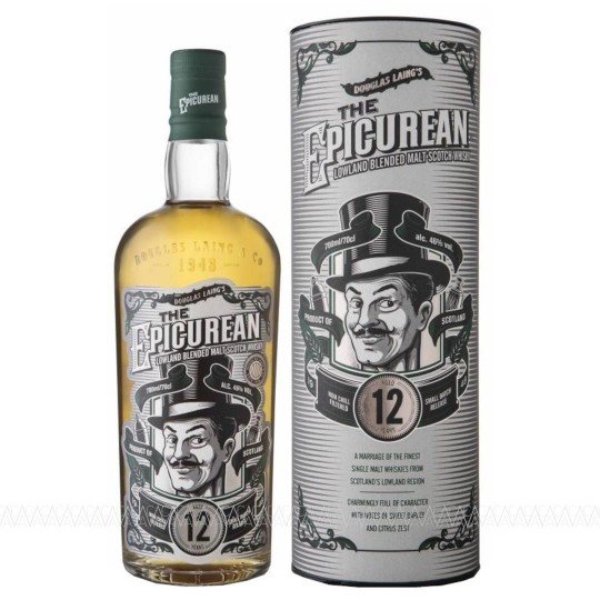 Epicurean 12 Years Old Lowland Blended Malt Scotch Whisky 700ml