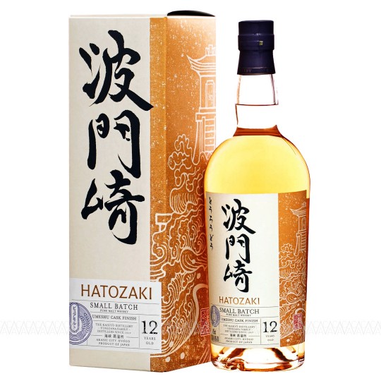 Hatozaki 12 Years Old Umeshu Cask Finish Pure Malt Japanese Whisky 700ml