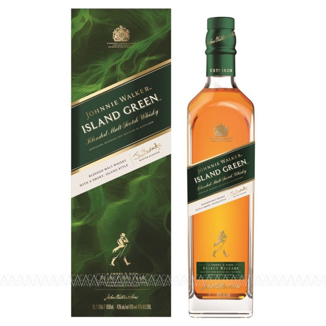 Johnnie Walker Island Green Select Release Blended Malt Scotch Whisky 1 Λίτρο