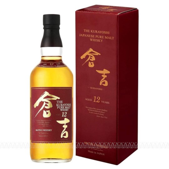 Kurayoshi 12 Years Old Pure Malt Japanese Whisky 700ml